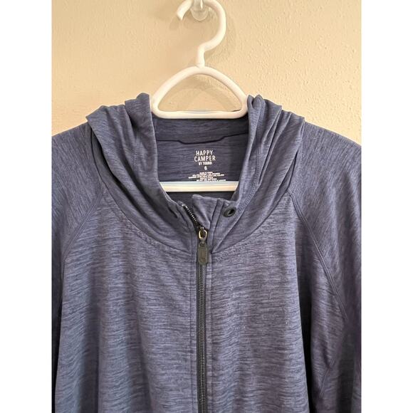 Happy Camper by Torrid Blue Lightweight Zip Hoodie Size 6 (4X/5X Equivalent) - Picture 3 of 10